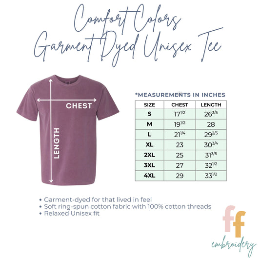 American Honey Comfort Colors Tee
