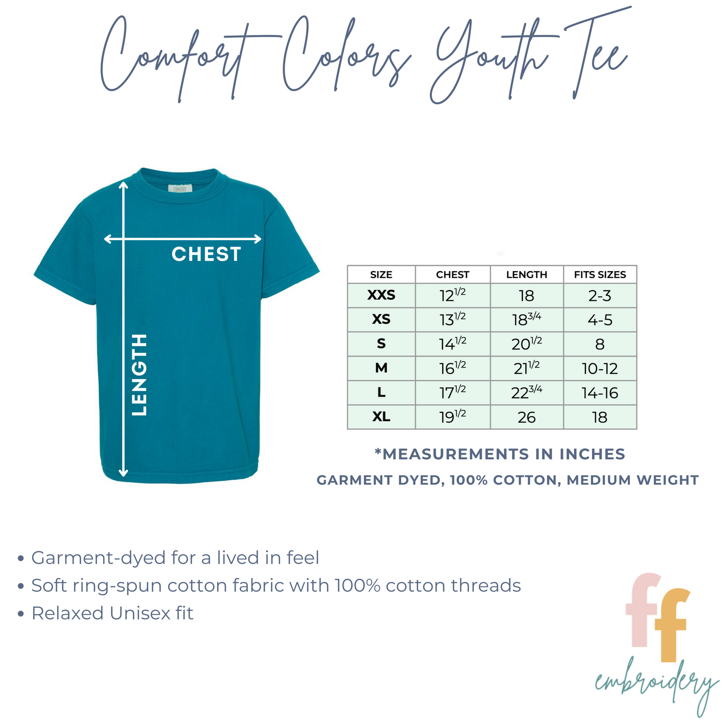 Cool Kids Love Jesus Embroidered Tee