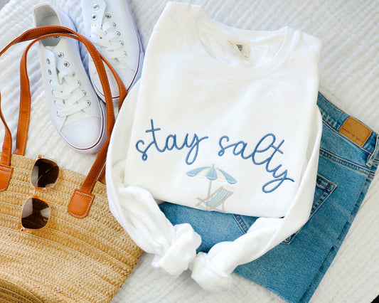Stay Salty Comfort Colors Crew