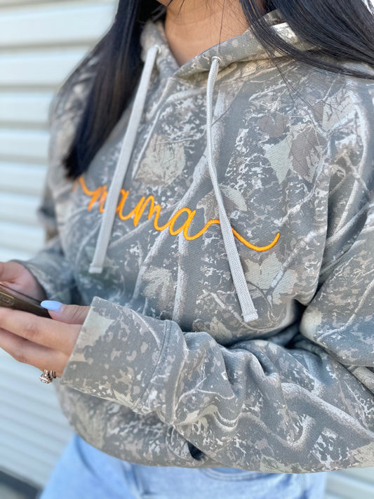 Personalized Deadwood Camo Embroidered Hoodie