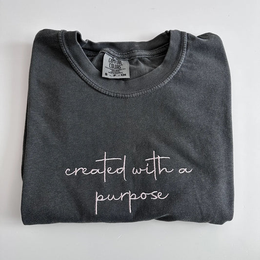 Created with a Purpose Embroidered Tee
