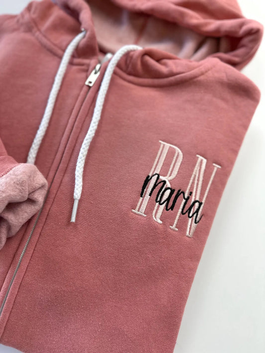 Personalized RN Hoodie with Personalized Name