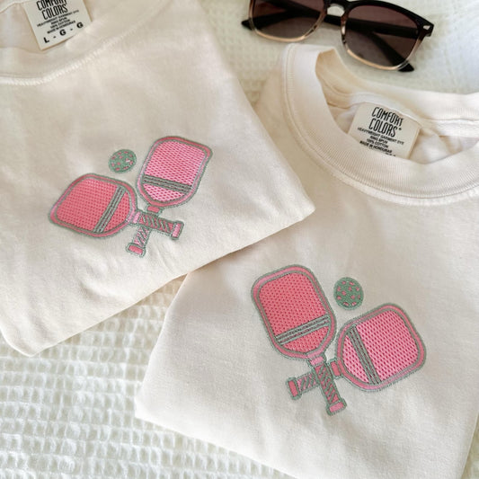 Pickleball Lover Embroidered Tee