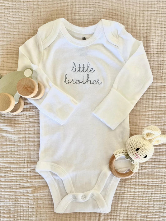 Little Brother Embroidered Bodysuit