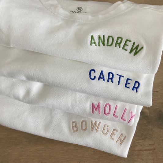 Minimal Name Baby/Toddler Tee