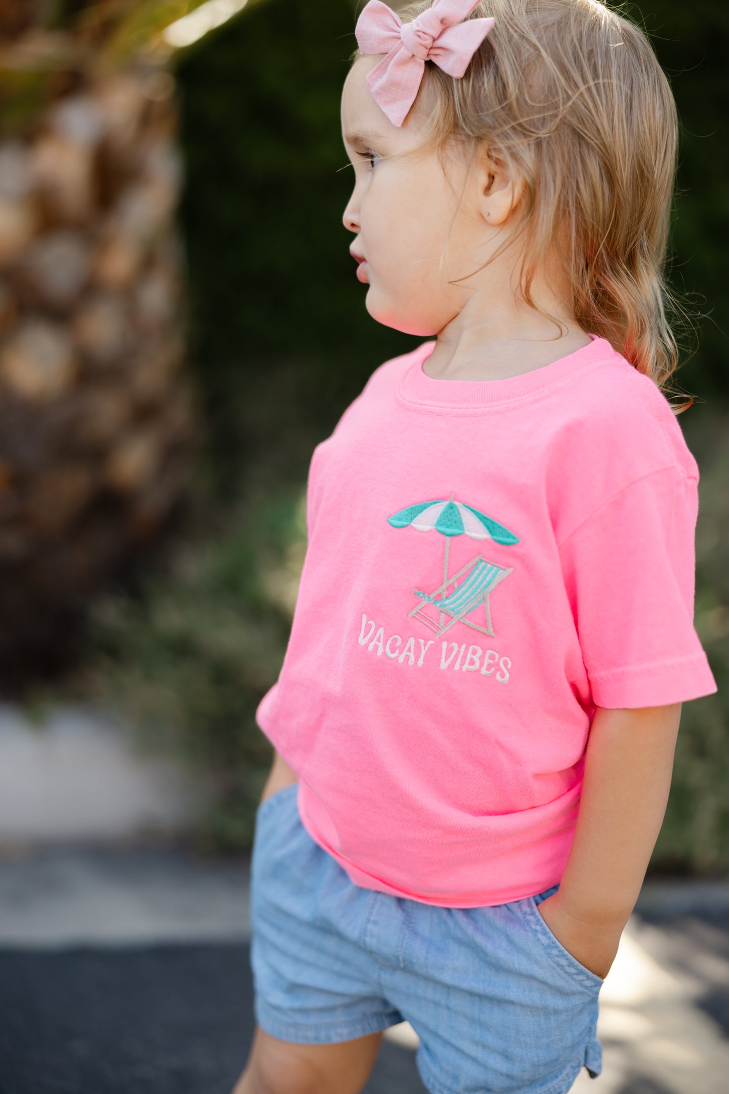 Vacay Vibes Youth Comfort Colors Tee