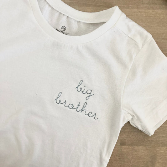 Big Brother Embroidered Tee