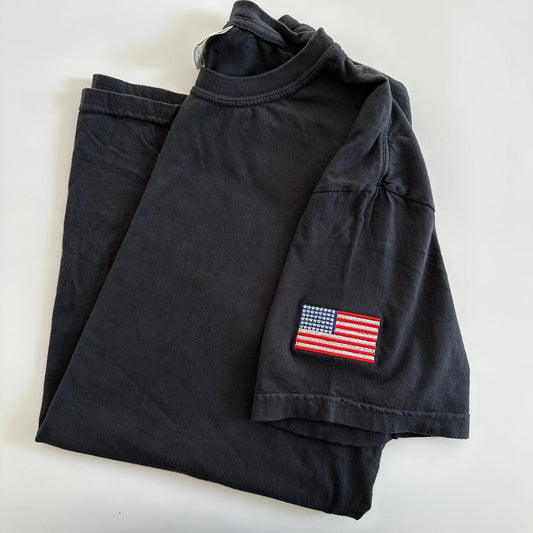 American Flag Embroidered Tee