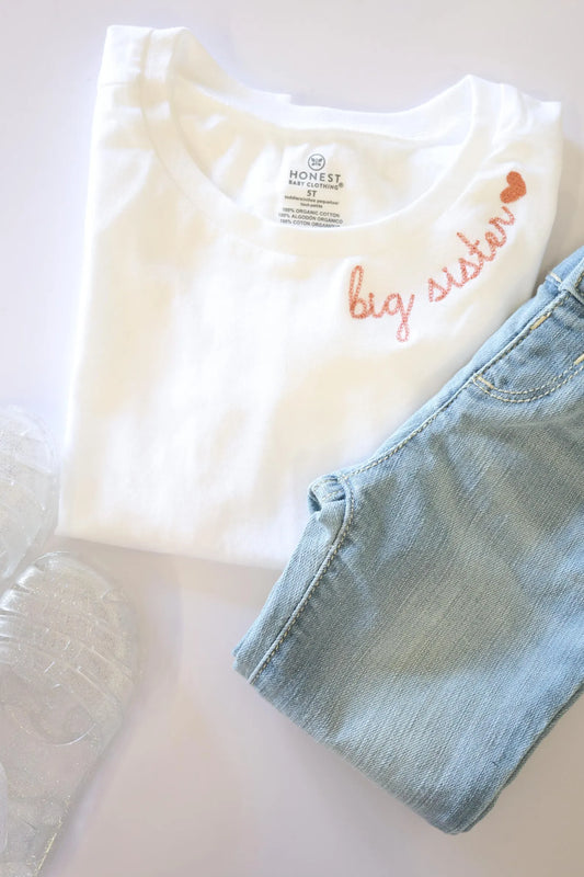 Big Sister Organic Cotton Neckline Tee