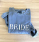 Bride Crewneck Sweatshirt - Comfort Colors Bridal Sweater