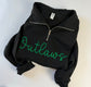 Outlaws Embroidered Quarter Zip Sweatshirt