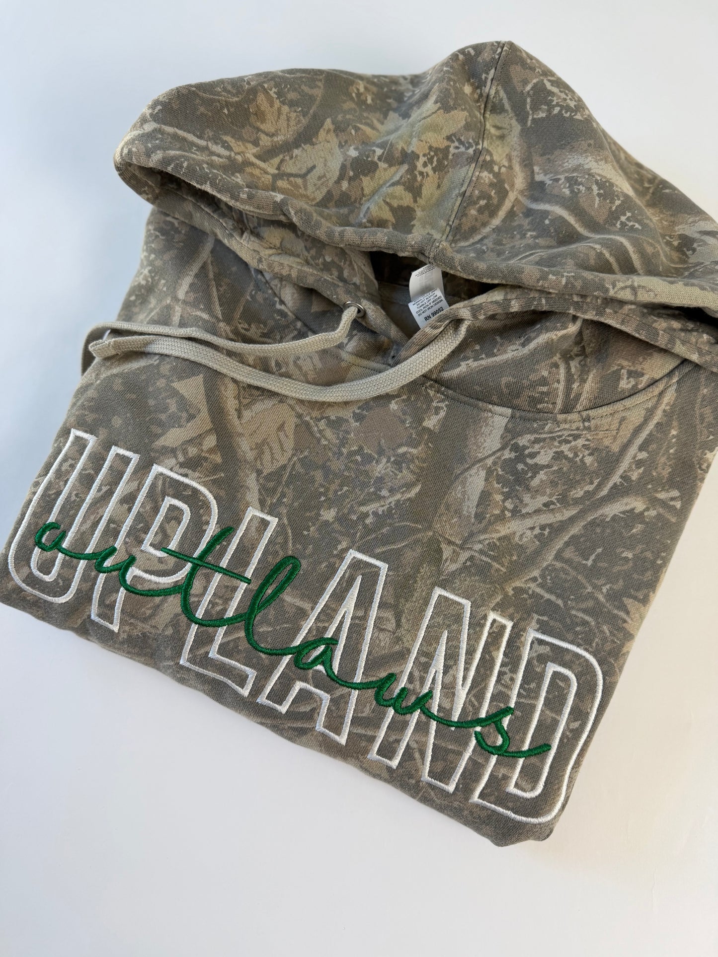 Upland Outlaws Embroidered Deadwood Camo Hoodie