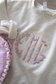 Girls Scalloped Monogrammed Appliqué Crew