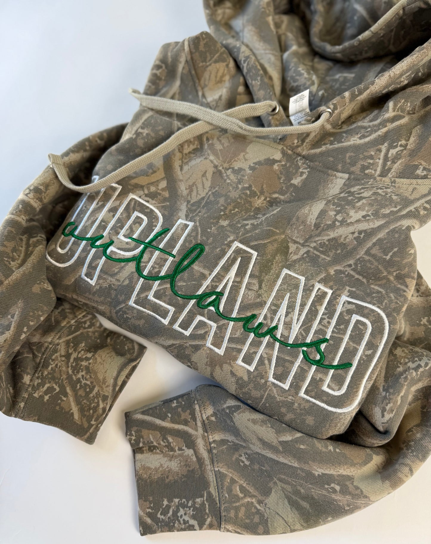 Upland Outlaws Embroidered Deadwood Camo Hoodie