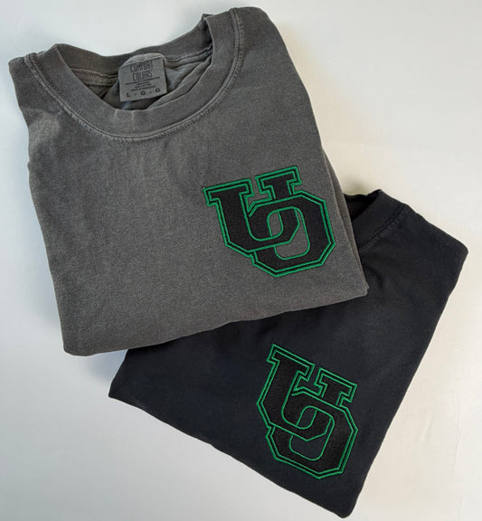 Upland Outlaws Embroidered Logo Crewneck Tee