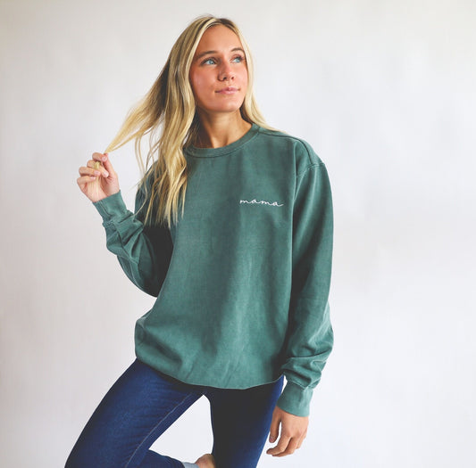 Personalized Script Comfort Colors Crew