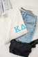 Custom Sorority Embroidered Short Sleeve T Shirt
