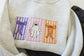 Embroidered Halloween Girly Crew