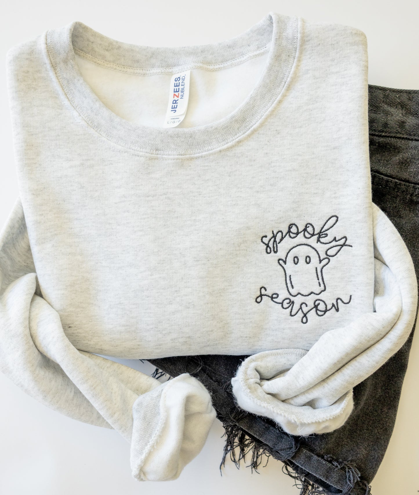 Embroidered Spooky Season Crew