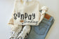 Sunday Funday Embroidered Crew