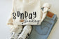 Sunday Funday Embroidered Crew
