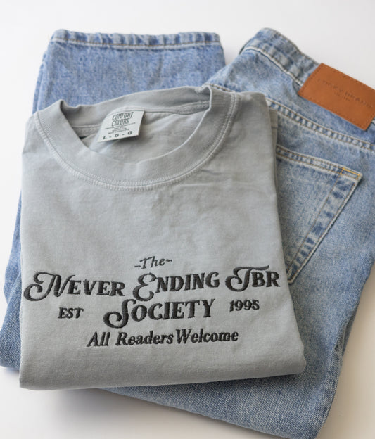 The Never Ending TBR Society Tee