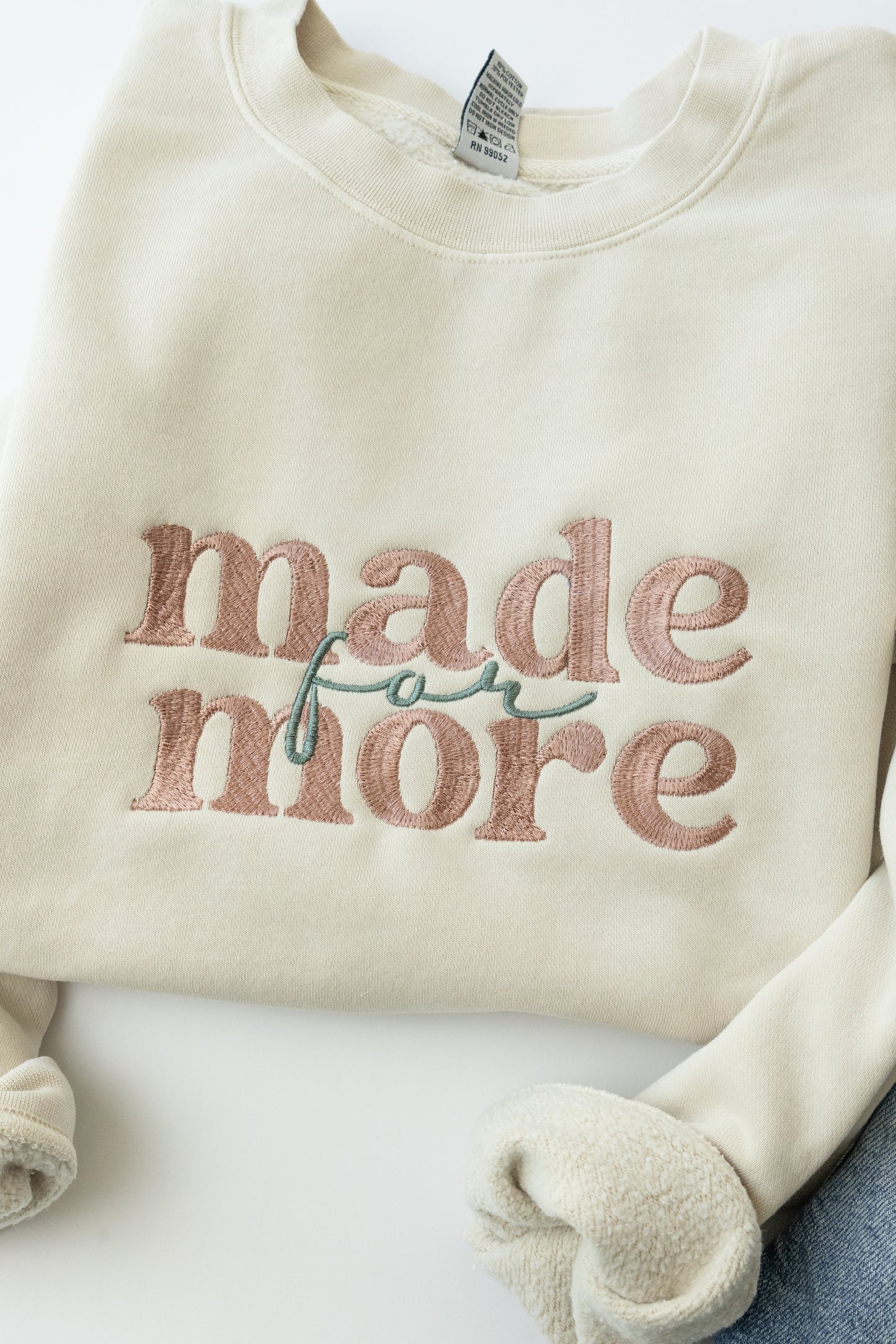 Made for More Embroidered Crew