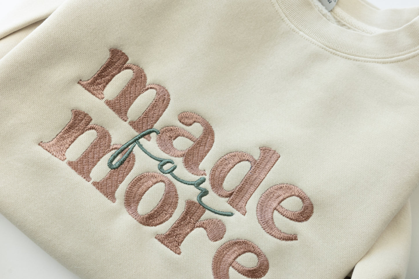 Made for More Embroidered Crew