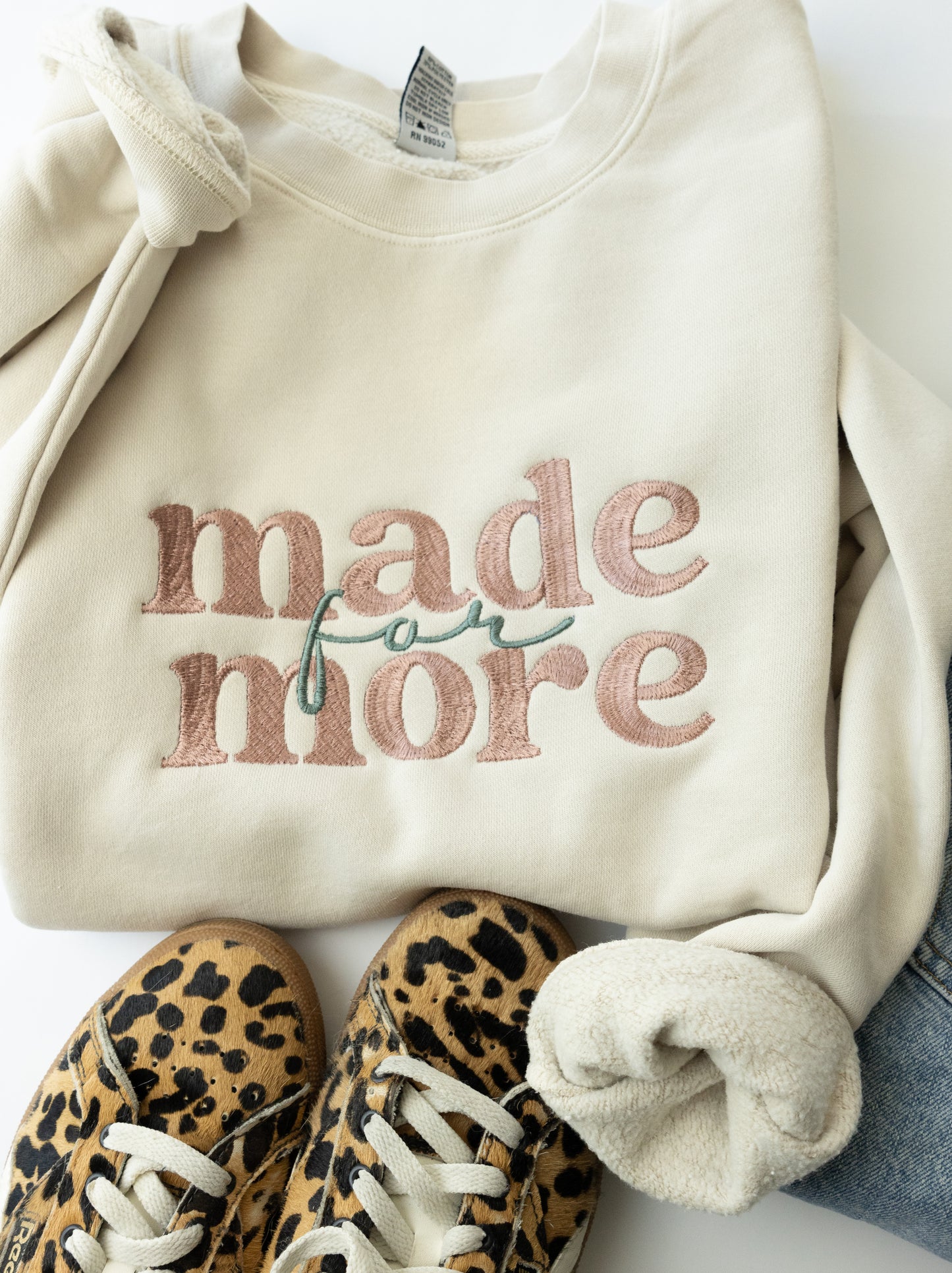 Made for More Embroidered Crew