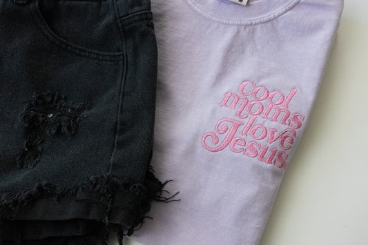 Cool Moms Love Jesus Tee