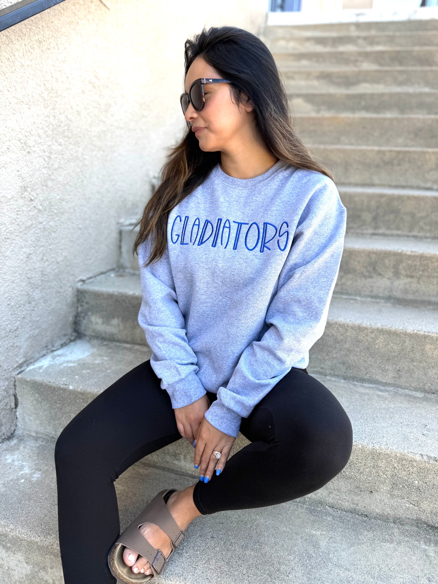 Custom Team Name Embroidered Crew