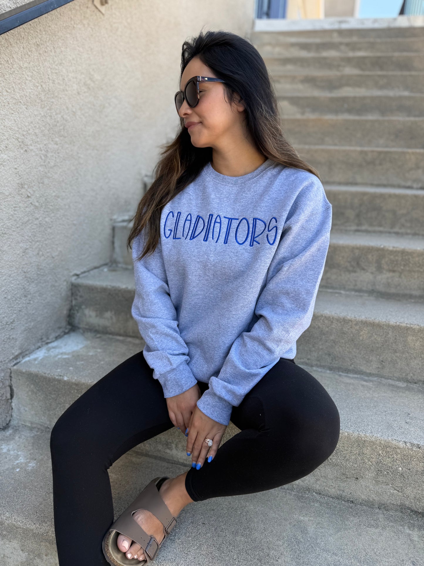 Custom Team Name Embroidered Crew
