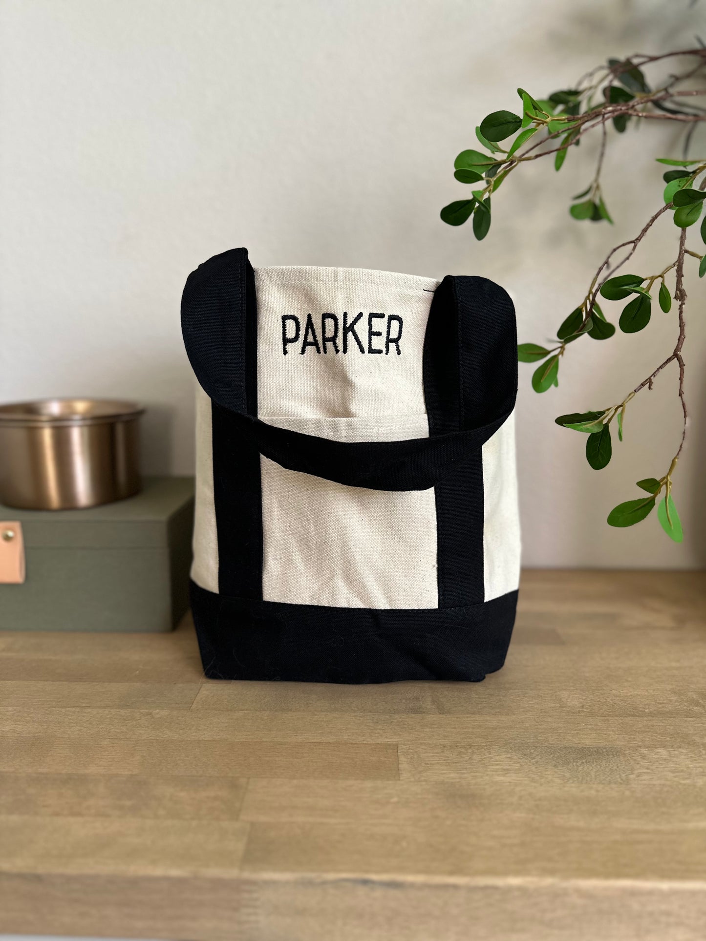 Personalized Easter Basket Tote Bag