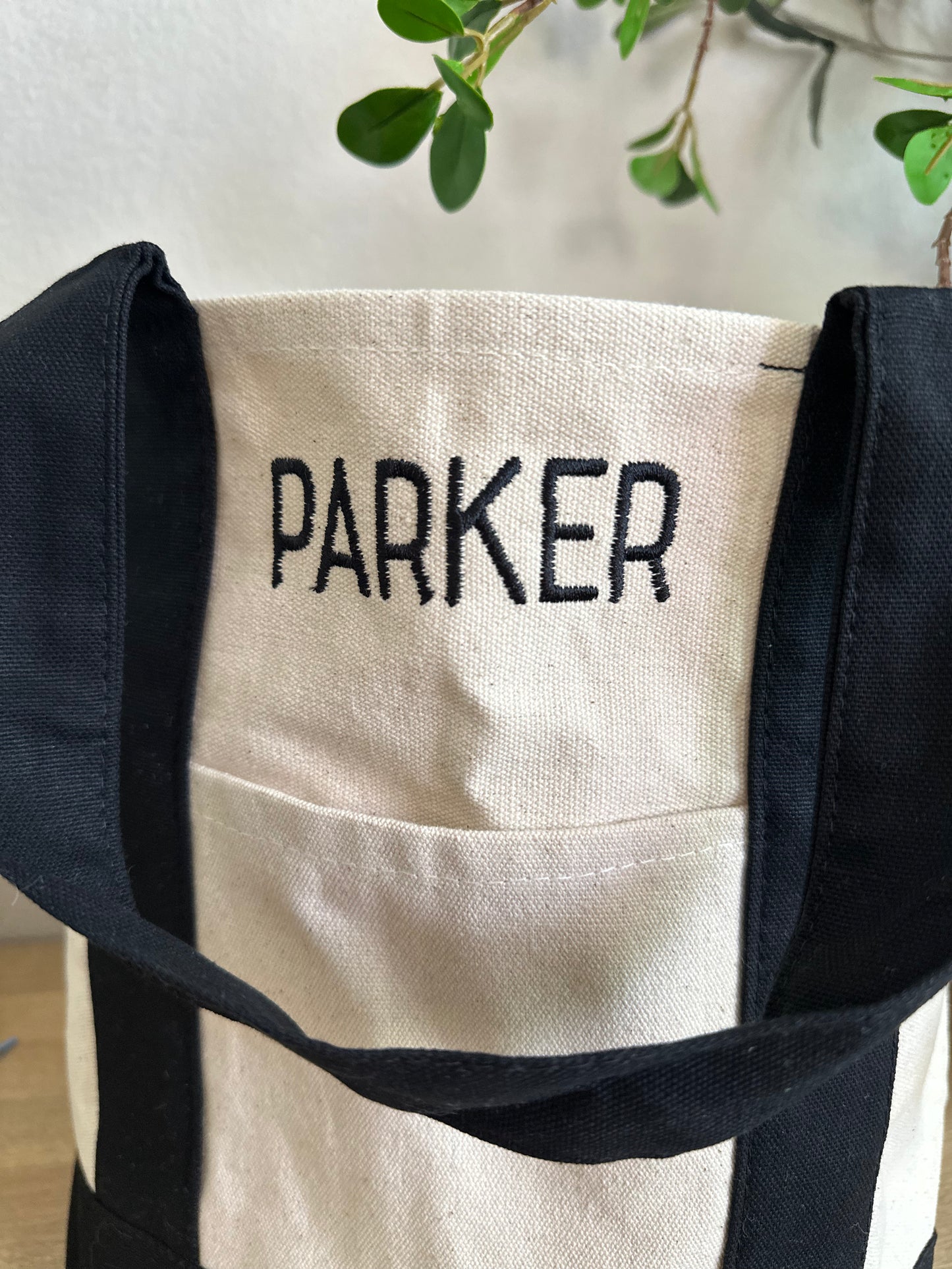 Personalized Easter Basket Tote Bag