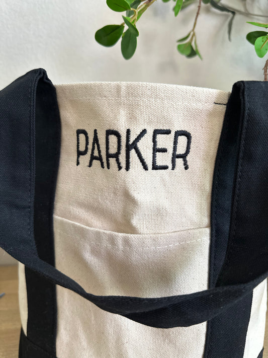 Personalized Easter Basket Tote Bag