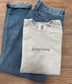 Keep Going Comfort Colors Embroidered Tee