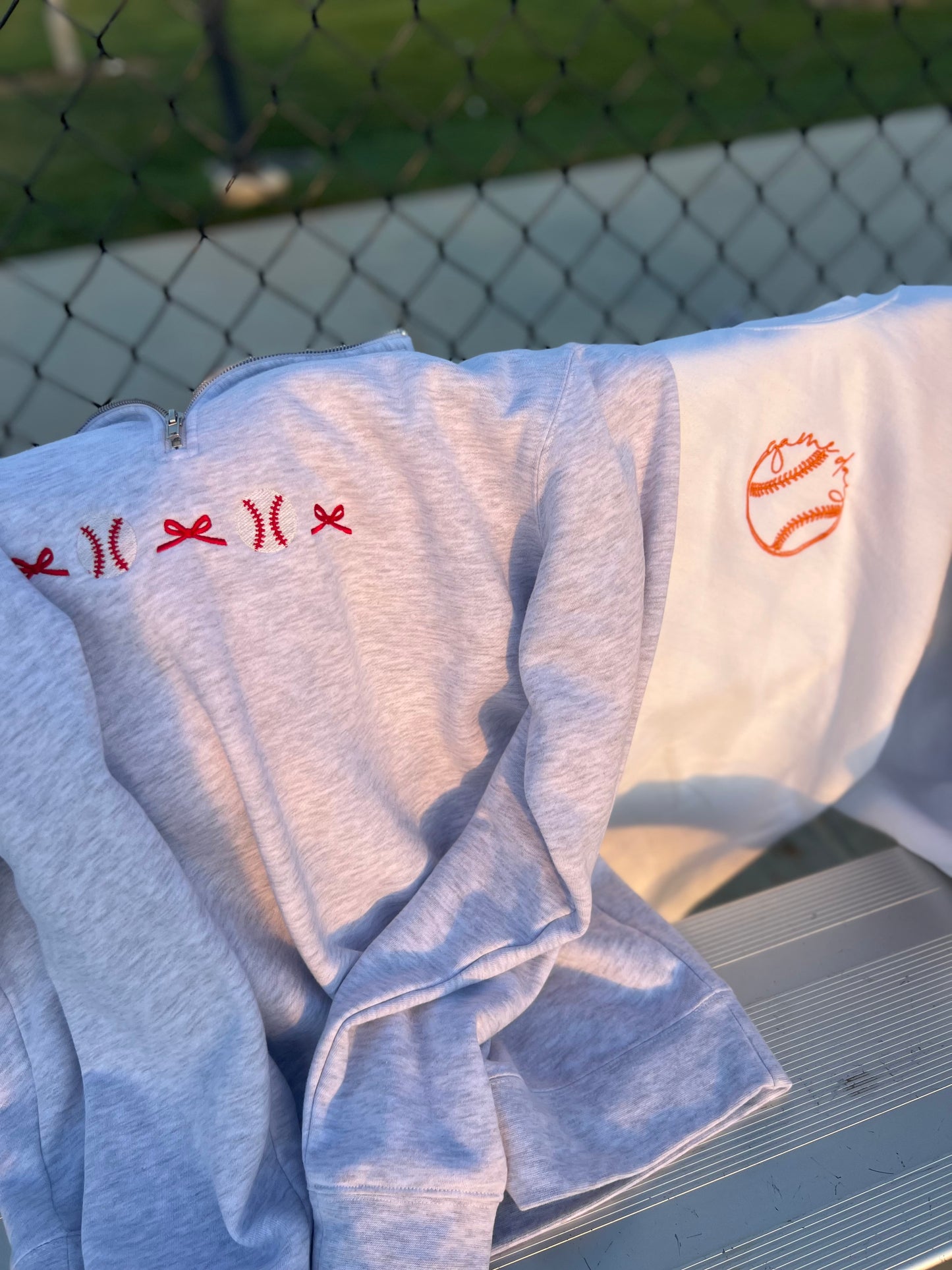 Game Day Baseball Crewneck Sweatshirt
