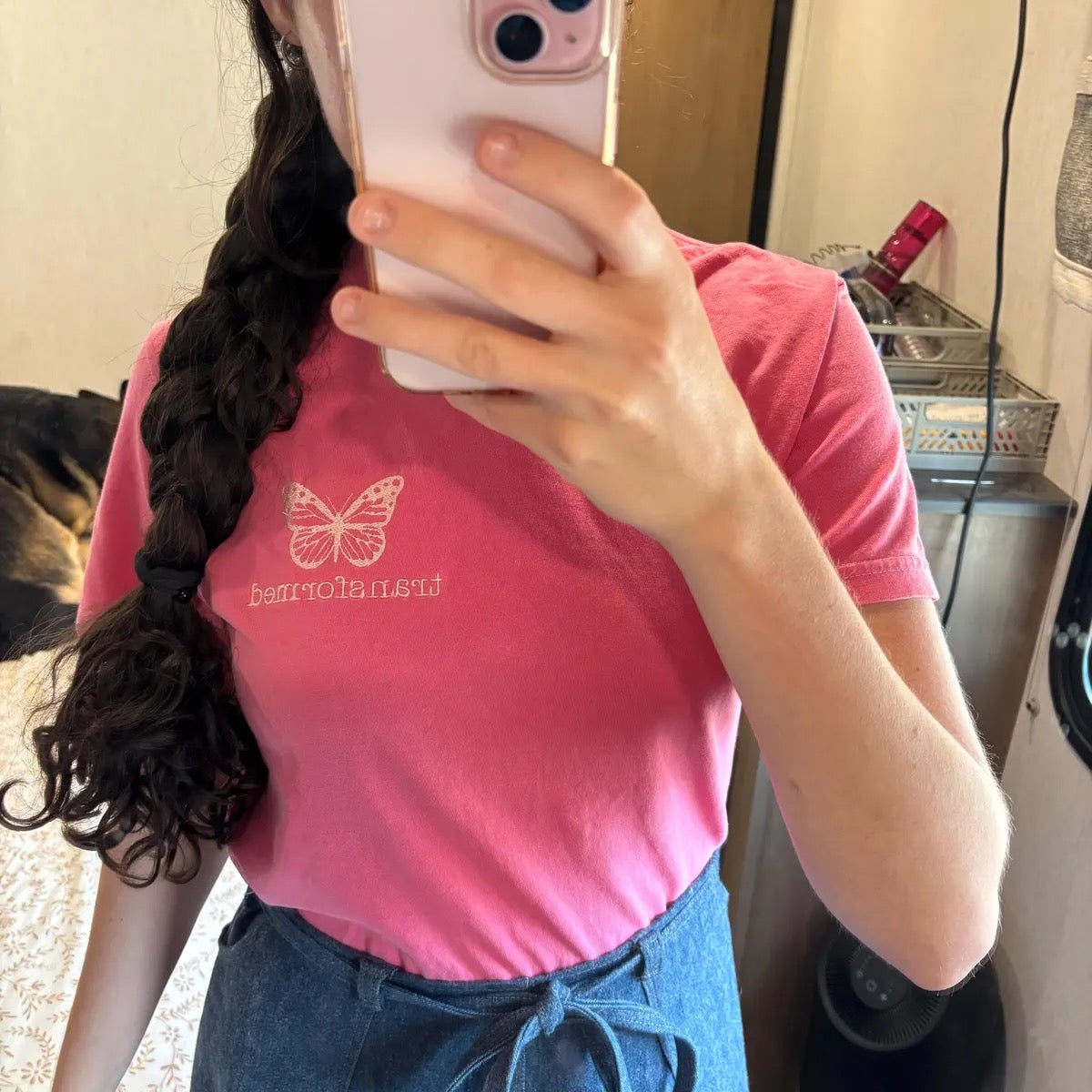 Transformed Butterfly Embroidered Tee
