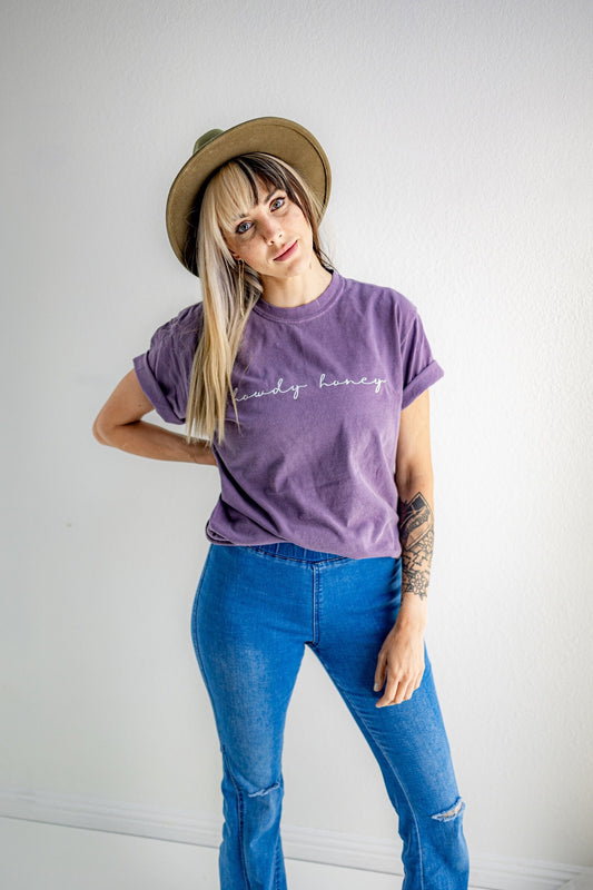 Howdy Honey Embroidered Tee