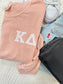 Custom Sorority Long Sleeve Embroidered T Shirt