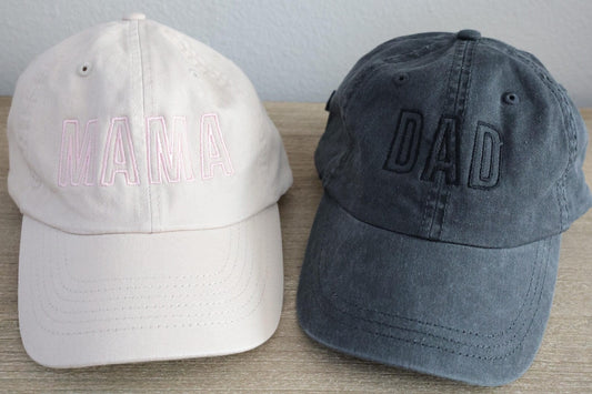 Custom Embroidered Mama / Dad Hat