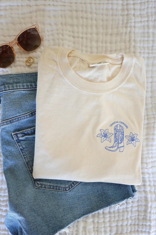 Coastal Cowgirl Comfort Colors Tee