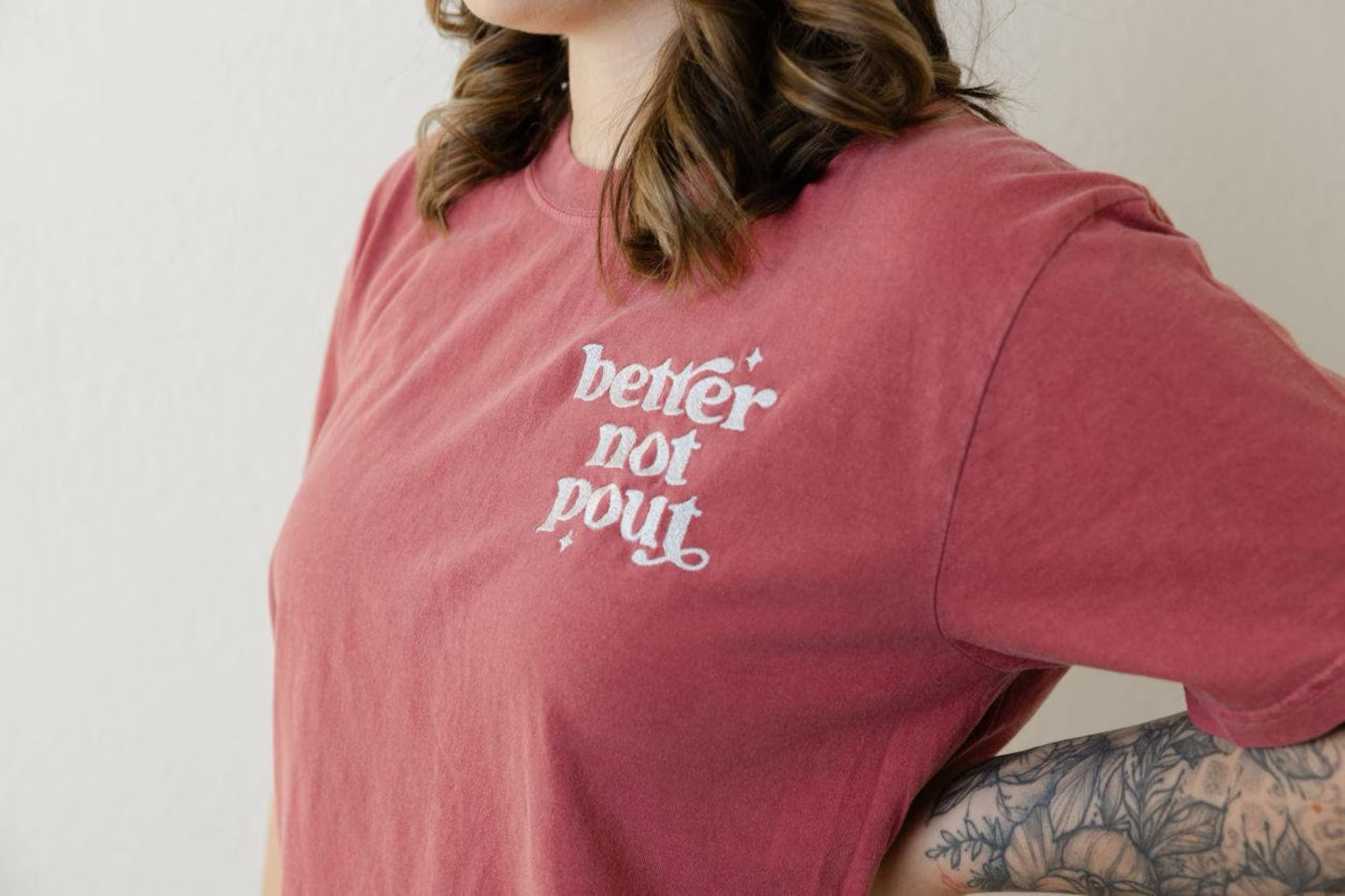 Better Not Pout Comfort Colors Crewneck Tee