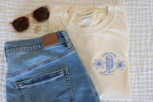 Coastal Cowgirl Comfort Colors Tee