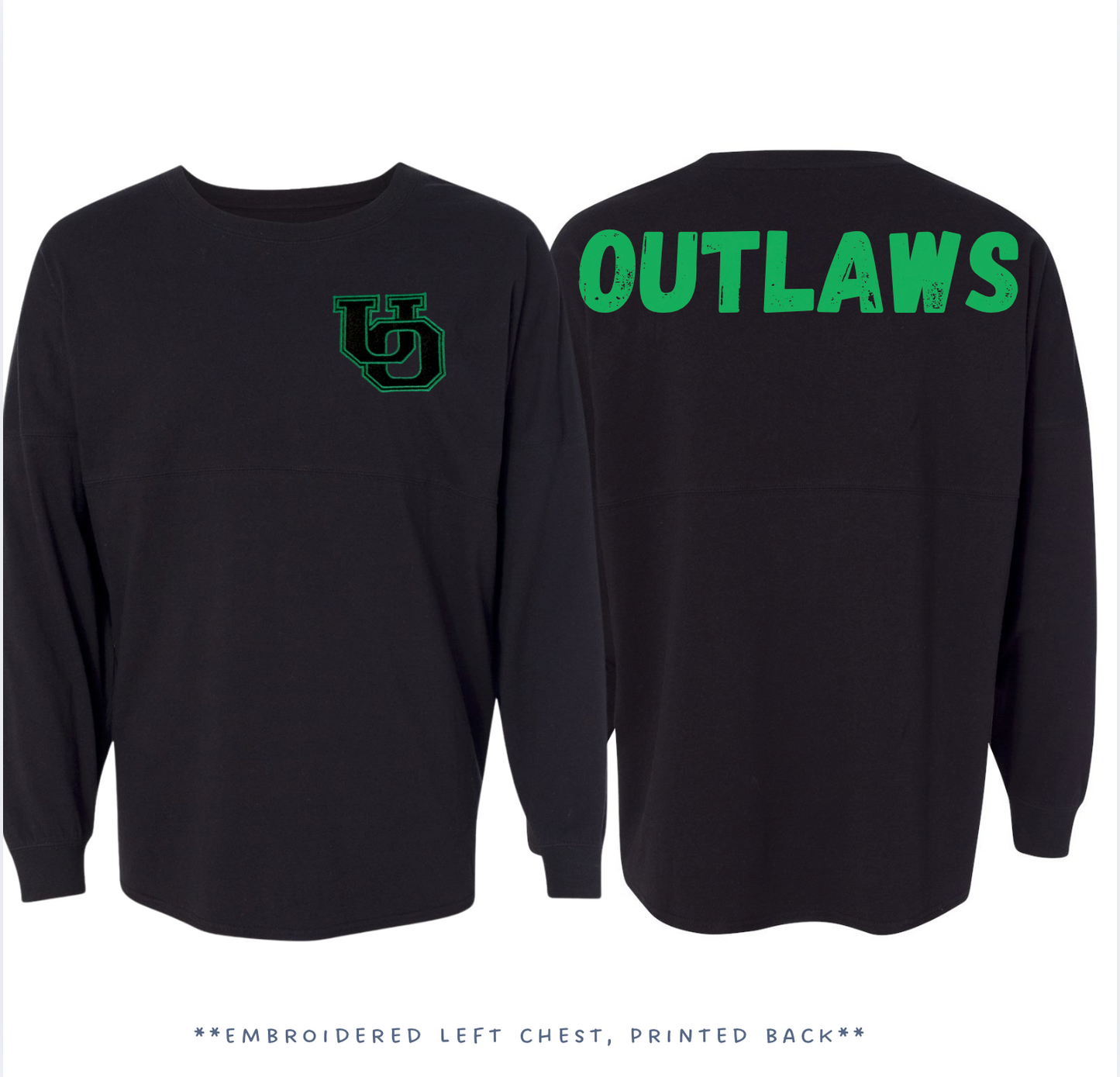 Embroidered Upland Outlaws Long Sleeve Shirt