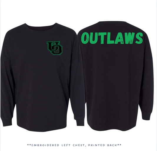 Embroidered Upland Outlaws Long Sleeve Shirt