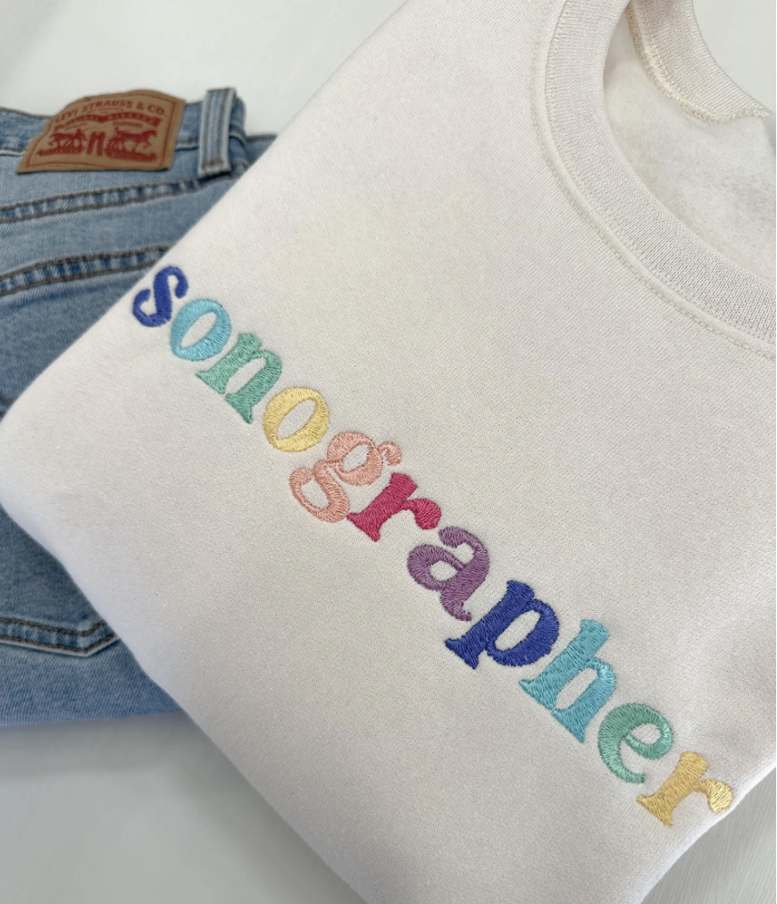 Custom Multicolor Embroidered Crew