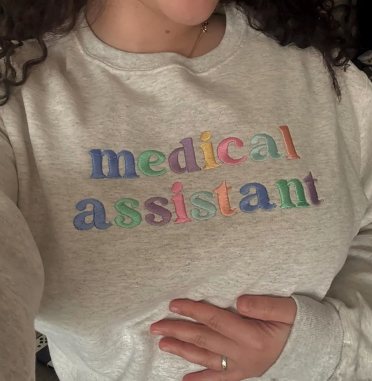 Custom Multicolor Embroidered Crew