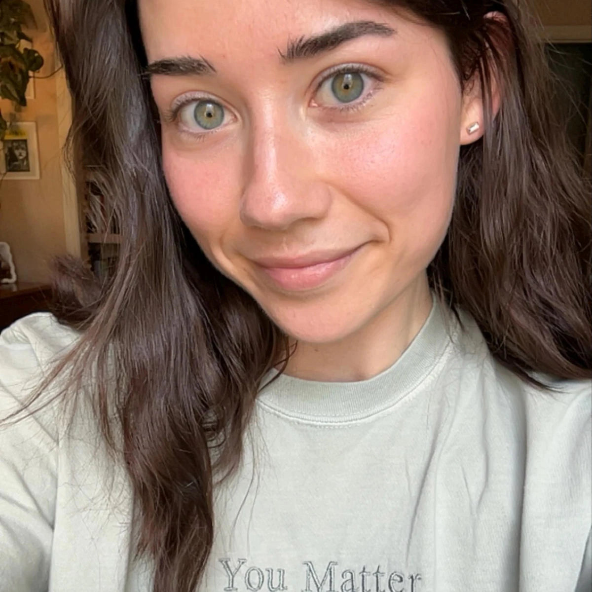 You Matter Comfort Colors Embroidered Tee