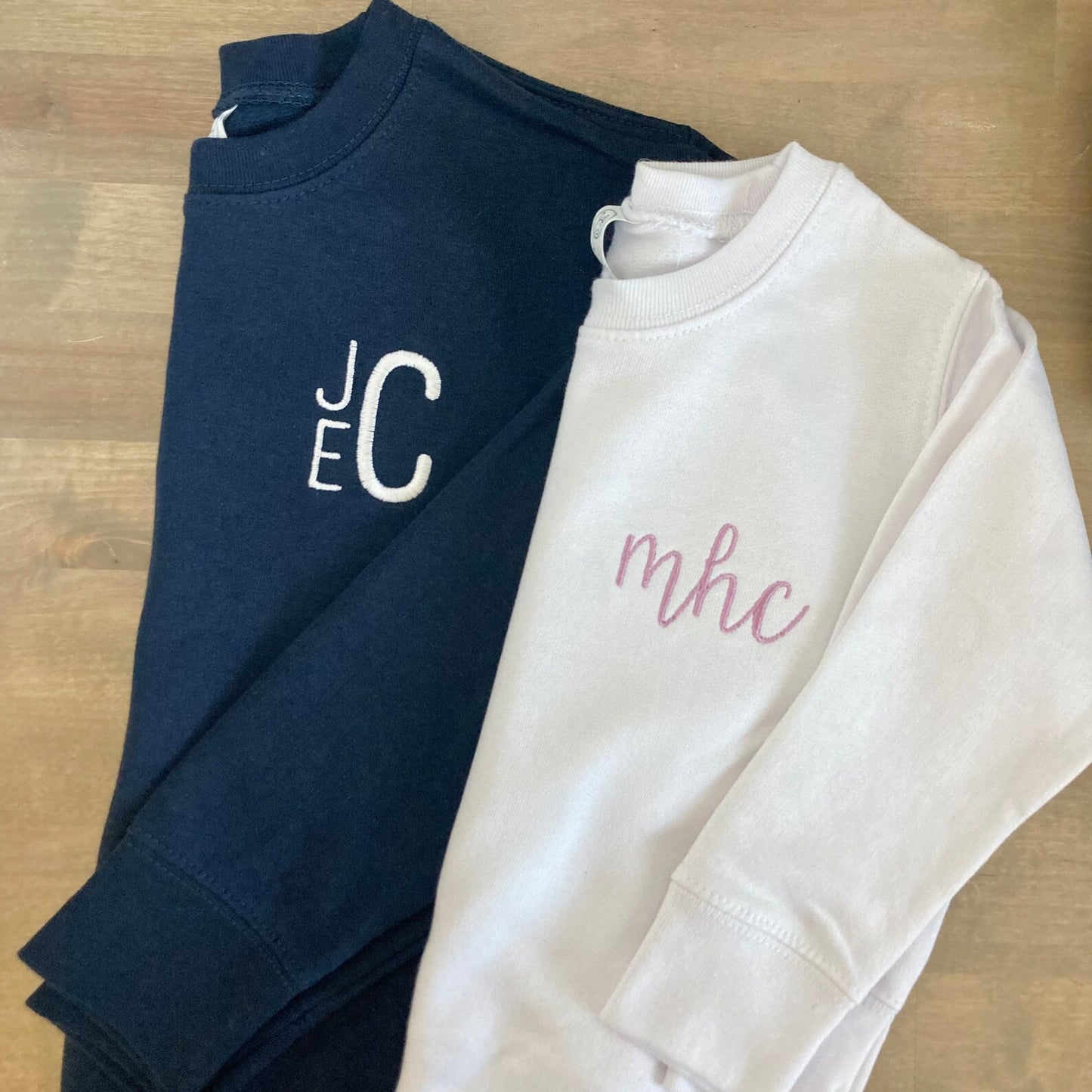 Toddler Personalized Monogram Crewneck Sweatshirt
